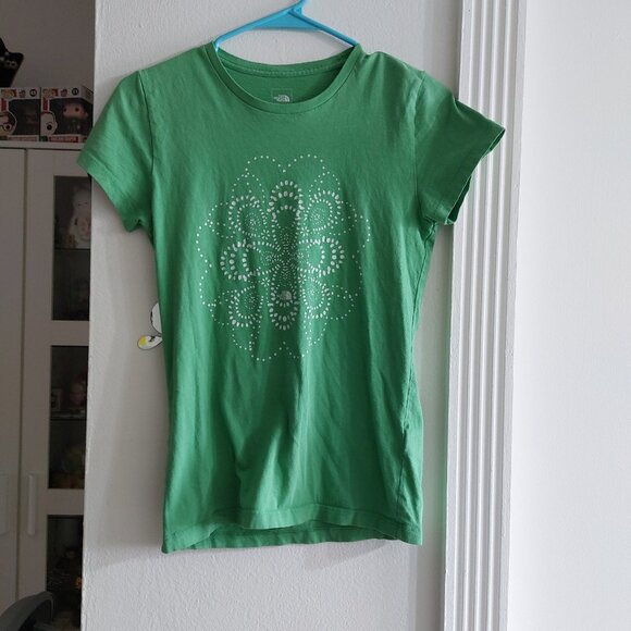 North Face Green T Shirt Comfort T's Summer Cool Airy Comfort Fits - Picture 1 of 8